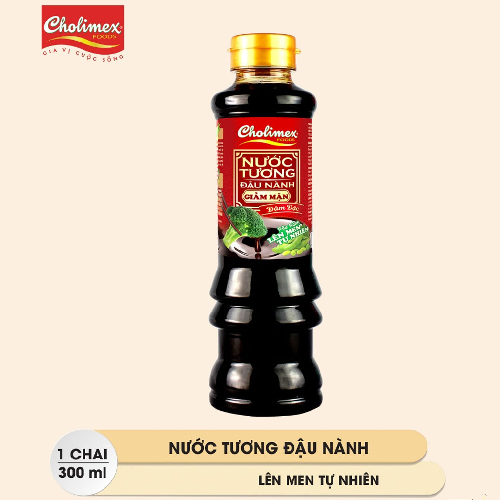 Nước Tương Đậu Nành Cholimex chai pet 300ml