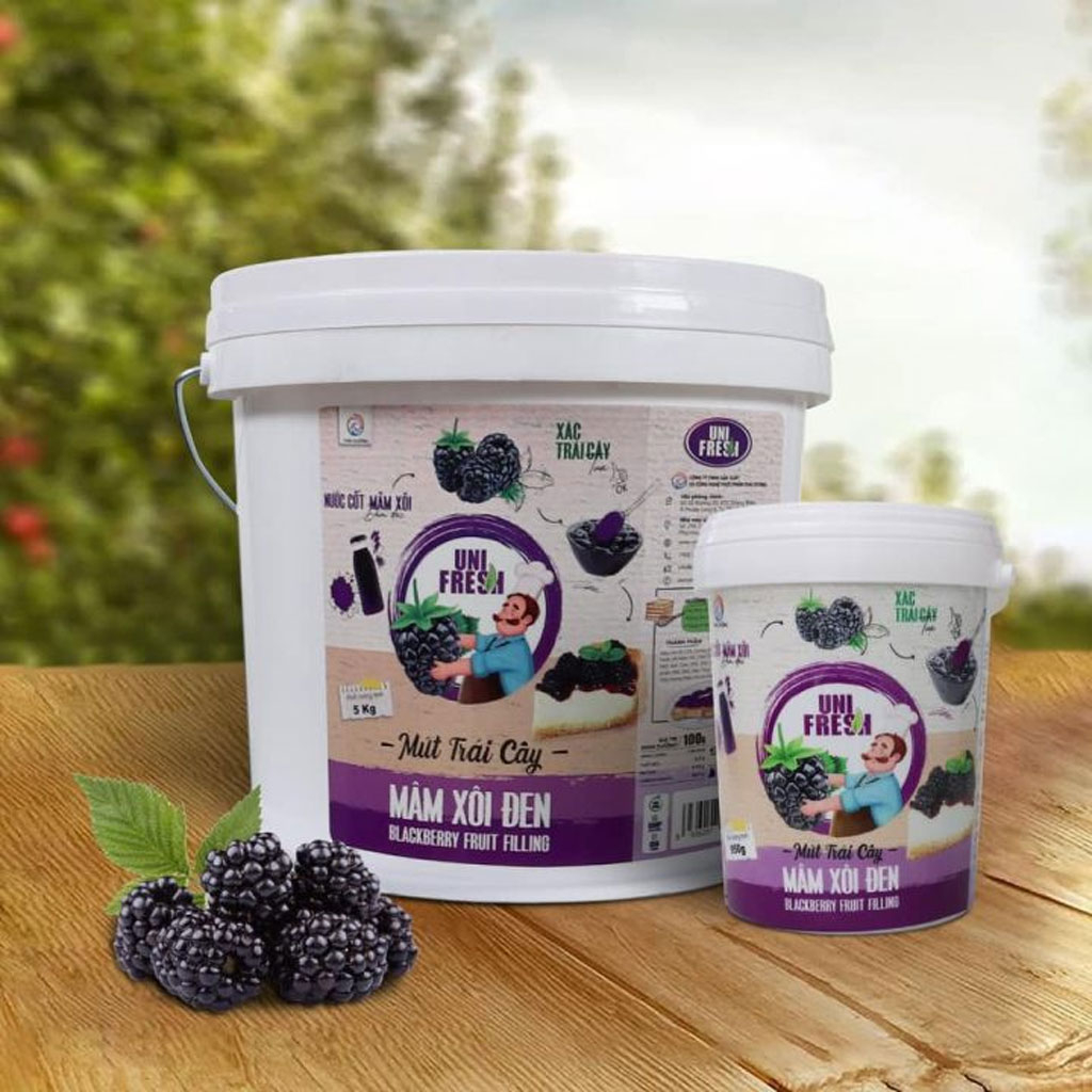Mứt mâm xôi đen Unifresh 950g