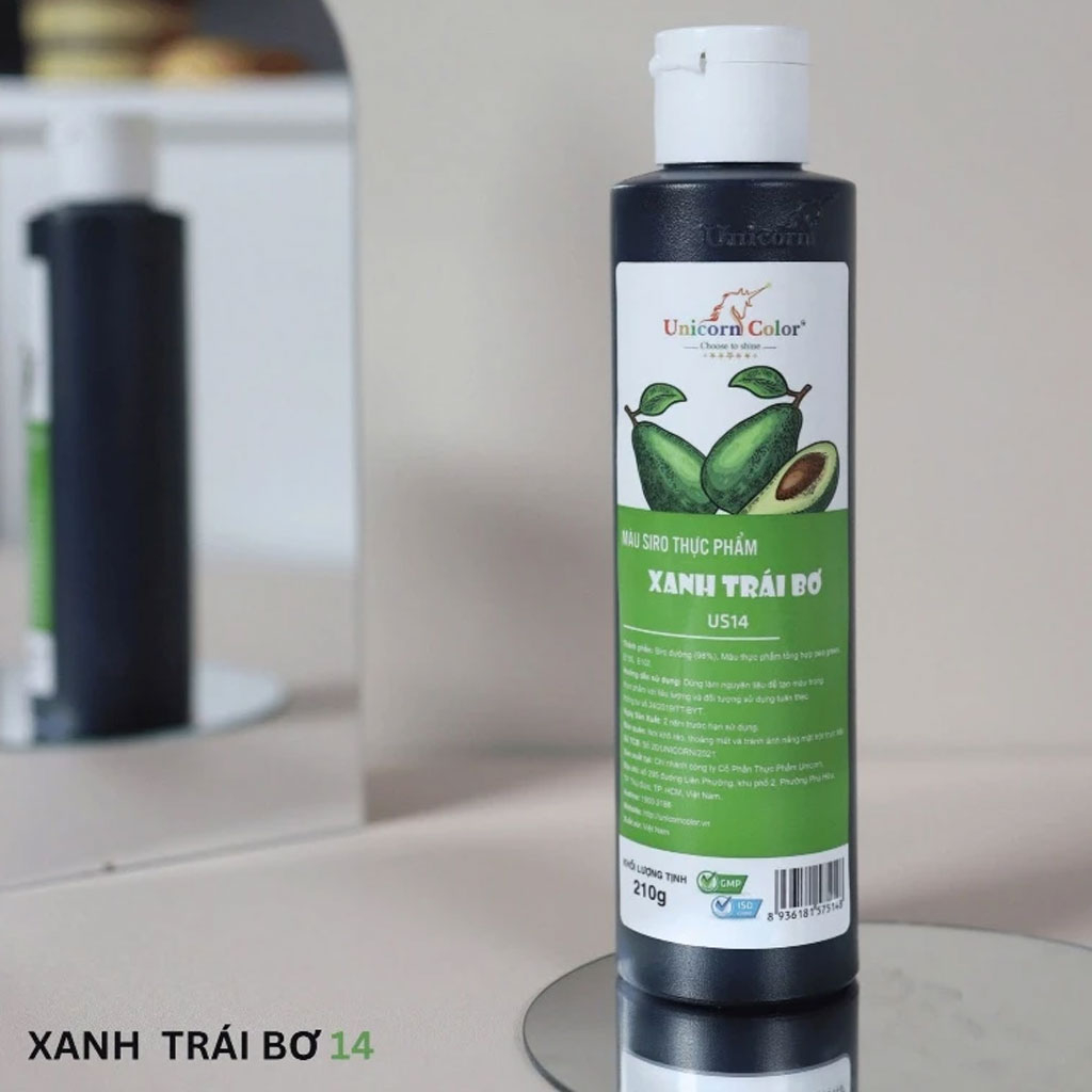 Màu Thực Phẩm Xanh Trái Bơ Unicorn 210g