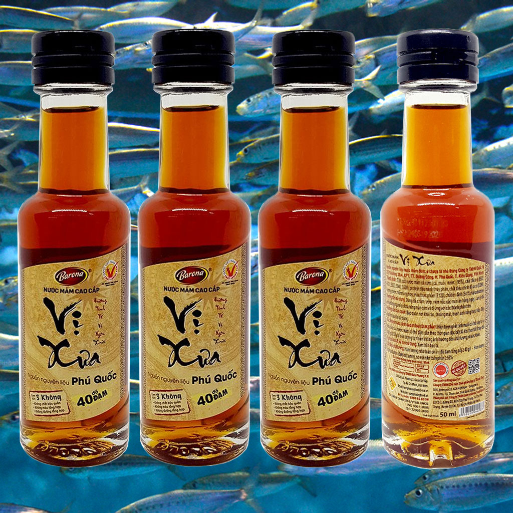 Nước mắm Vị Xưa Barona 40N 50ml