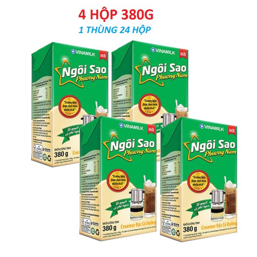 Sữa đặc Ngôi Sao Phương Nam hộp giấy 380g