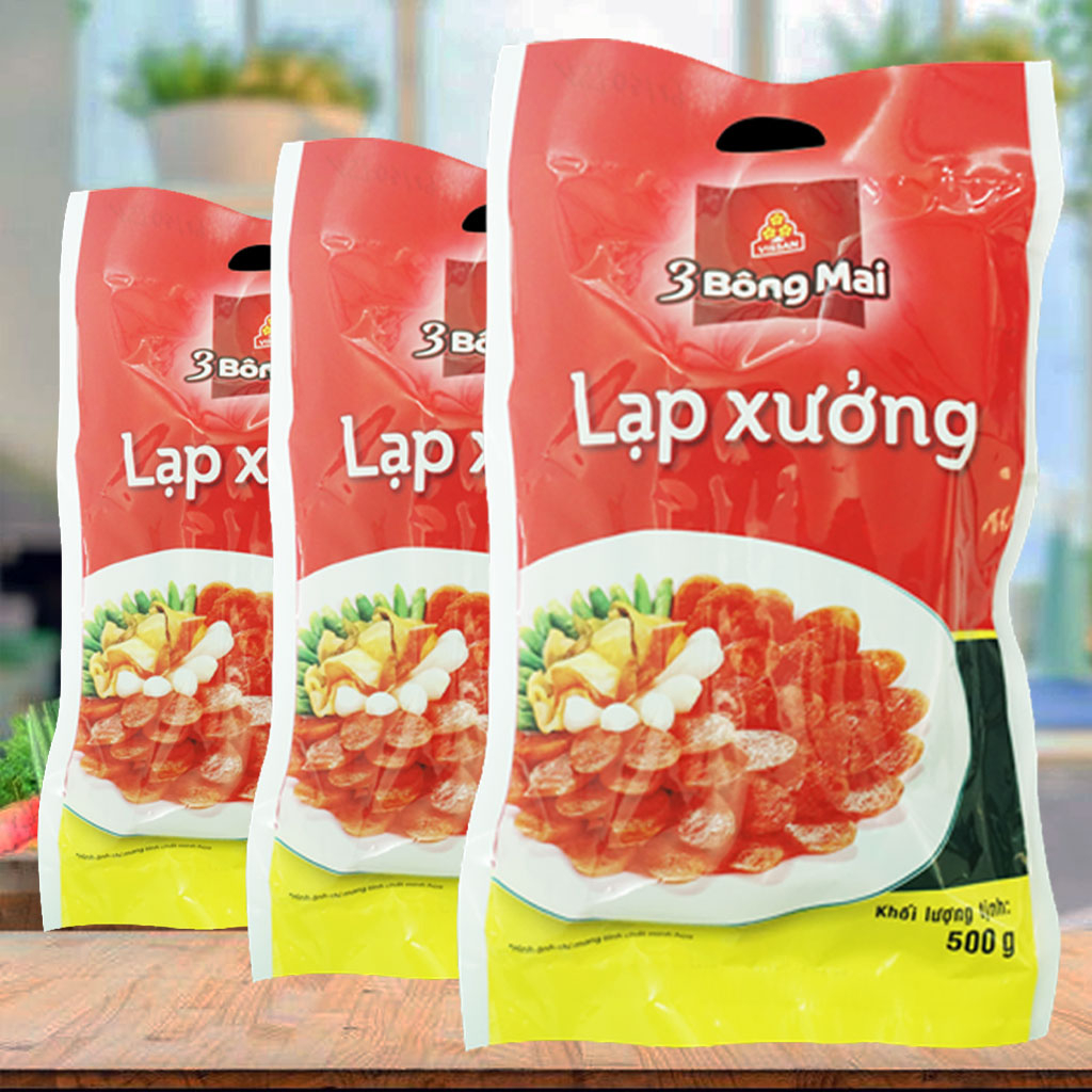 Lạp xưởng 3 Bông Mai Vissan 500g