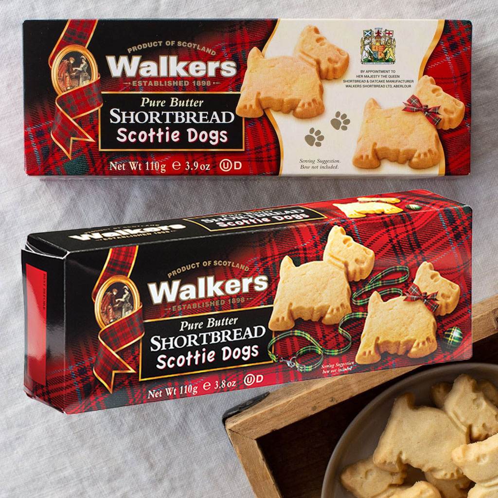 Bánh quy bơ Walkers Pure Butter Shortbread Scottie Dogs 110g