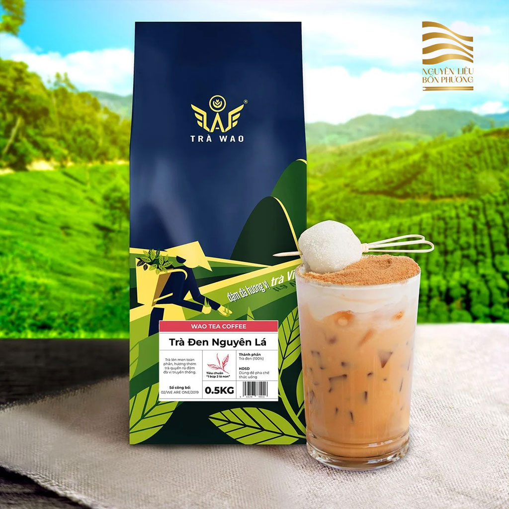 Trà Đen Nguyên Lá WAO 500gr