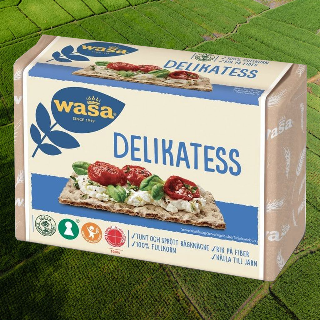 Bánh lúa mạch nguyên hạt Wasa Delikatess 270g F122889