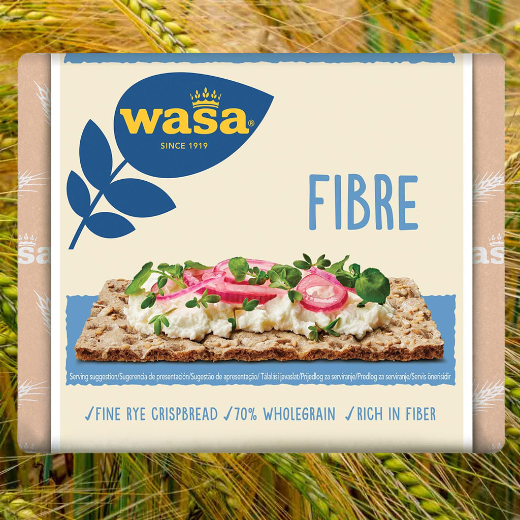 Bánh lúa mạch nguyên hạt giàu xơ Wasa Fibre 230g F122890