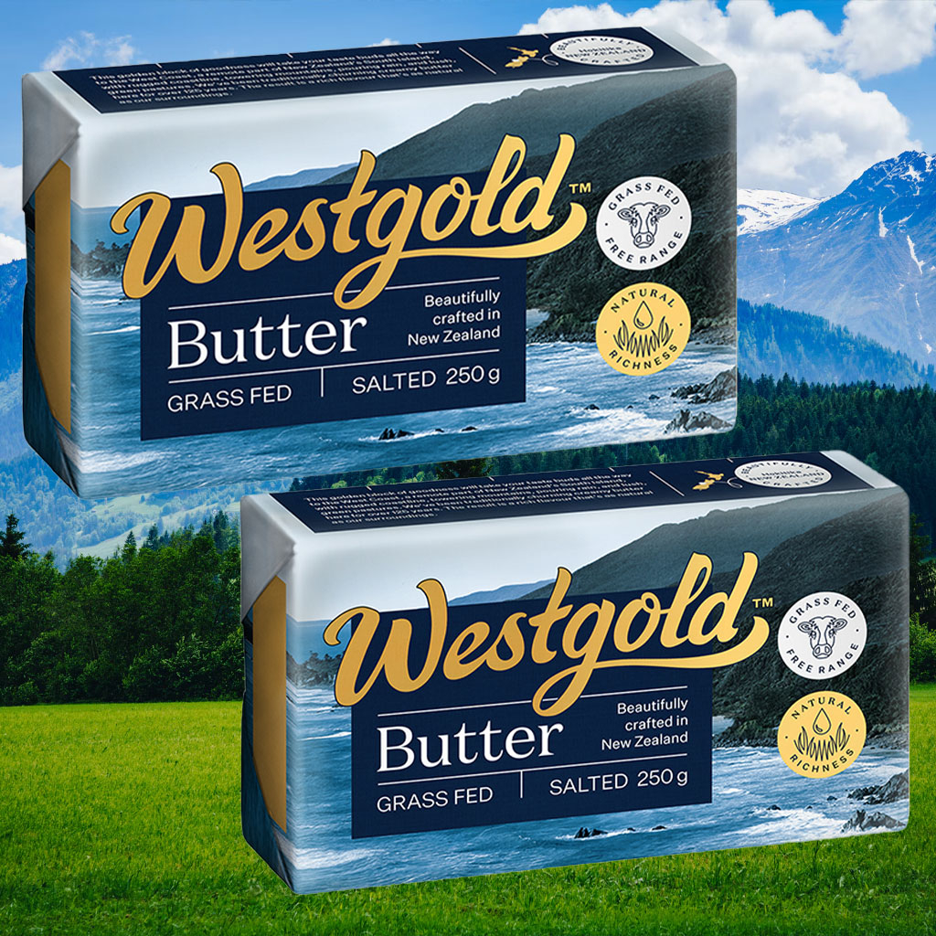 Bơ mặn Westgold Butter Grass Fed Salted 250g F123031