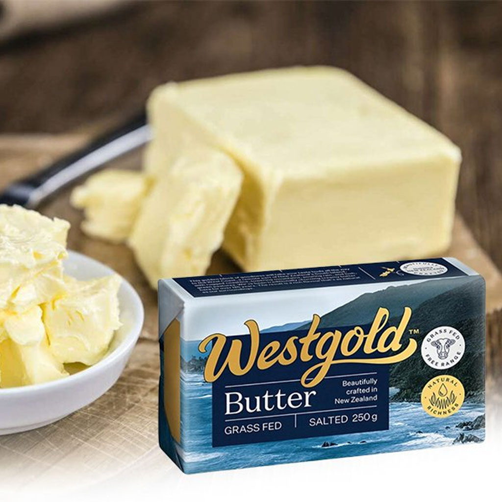 Bơ mặn Westgold Butter Grass Fed Salted 250g F123031