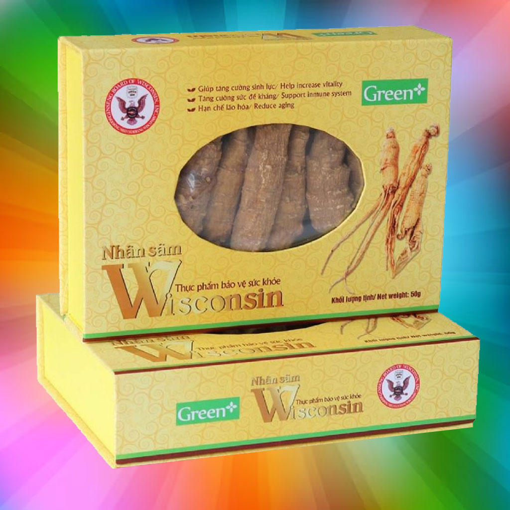 Nhân sâm Wisconsin hộp 50gr