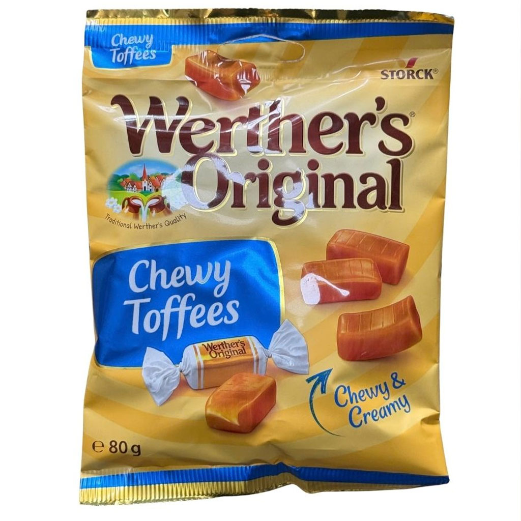 Kẹo mềm Storck Werther's Original Chewy Toffees gói 80g F123043