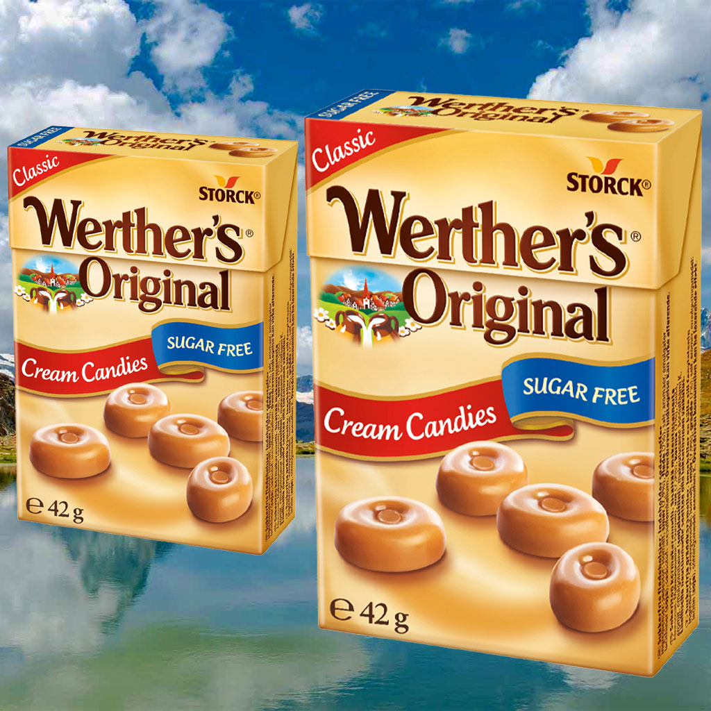 Kẹo kem không đường Storck Werther's Original 42g F123040