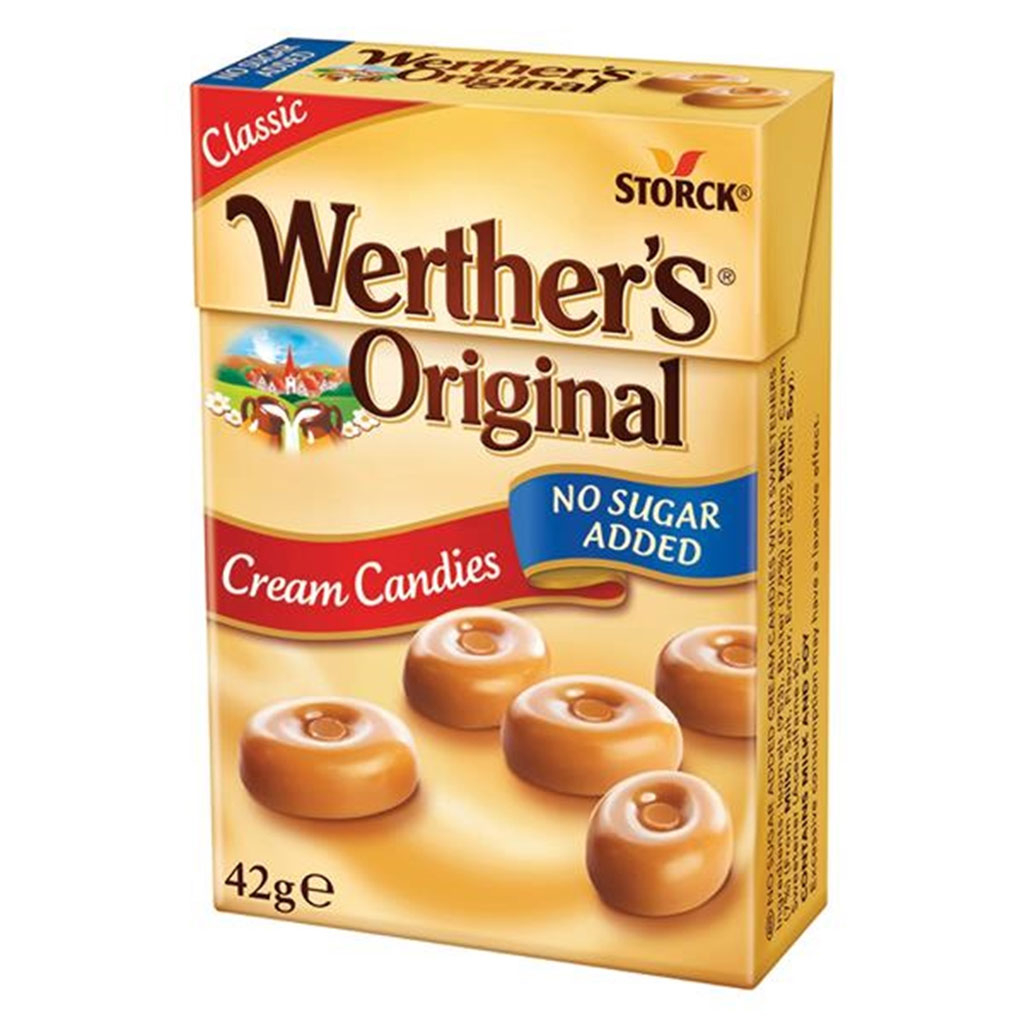 Kẹo kem không đường Storck Werther's Original 42g F123040