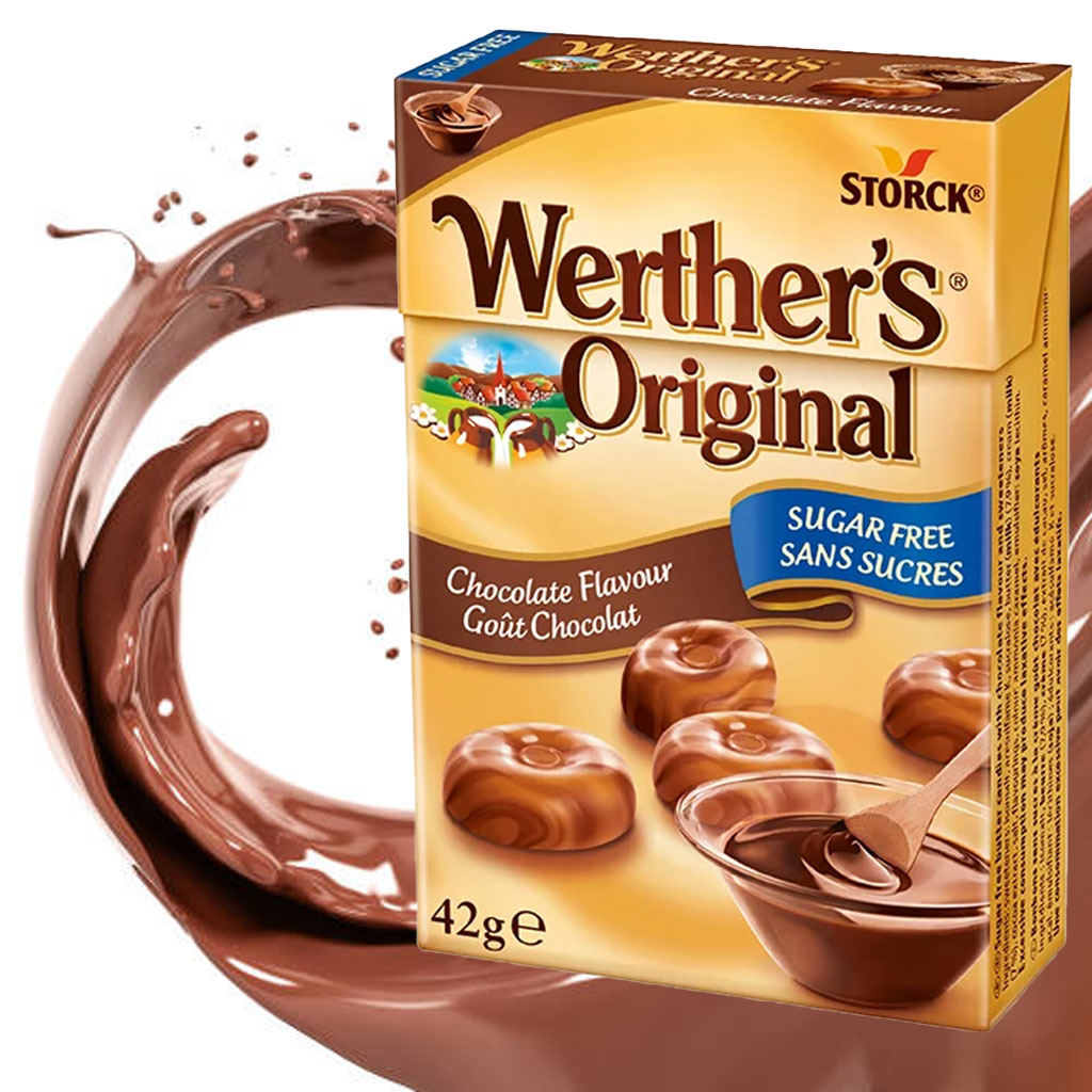 Kẹo Sôcôla không đường Storck Werther's Original 42g F123041