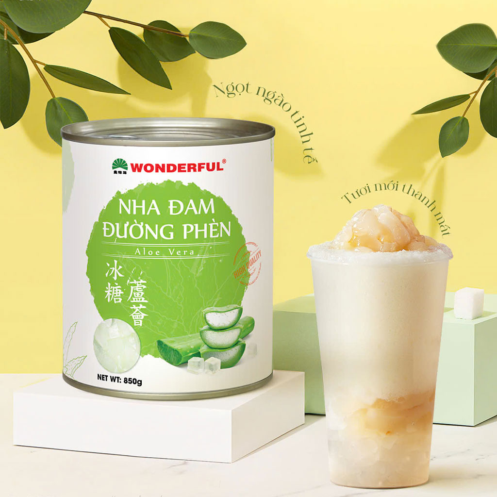 Nha đam đường phèn Wonderful 850g