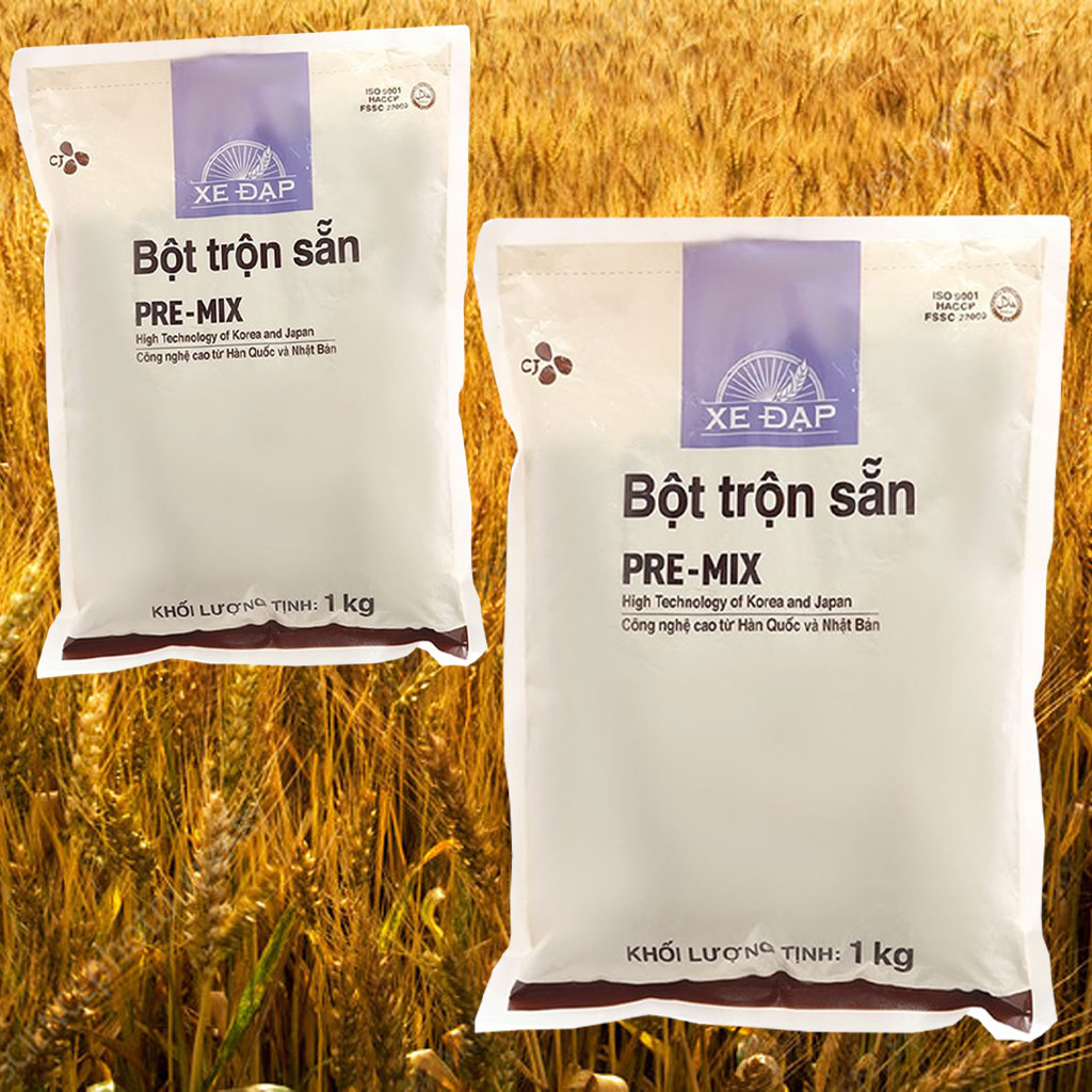 Bột trộn sẵn Pre-mix Xe Đạp CJ 1kg