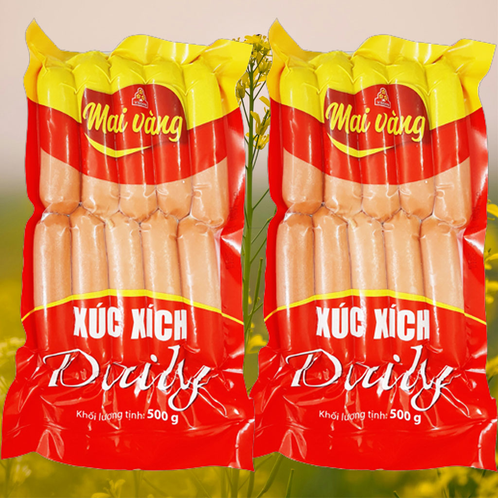 Xúc xích Daily Mai Vàng Vissan 500g