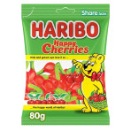 Kẹo dẻo anh đào Haribo Happy Cherries 80g