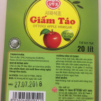 Giấm táo Ottogi Apple Vinegar 20L