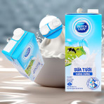 Sữa tươi tiệt trùng không đường Dutch Lady 1 lít Sữa tươi tiệt trùng không đường Dutch Lady 1 lít