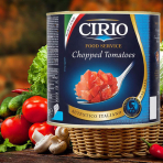 Cà chua bóc vỏ cắt nhỏ Cirio Chopped Tomatoes 2.5kg F122398 