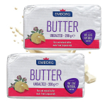 Bơ lạt Emborg Unsalted Butter 200g (82% chất béo) F122834