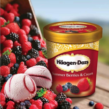 Kem quả mọng Häagen-Dazs Summer Berries 100ml F121885
