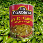 Ớt Cắt Lát Ngâm La Costena Pickled Jalapeno Nacho Slices 2778g