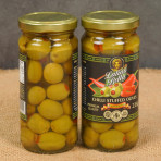 Trái ô liu nhân ớt Latino Bella Chilli Stuffed Olives 235g F122118 Trái ô liu nhân ớt Latino Bella Chilli Stuffed Olives 235g F122118