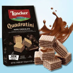 Bánh xốp sôcôla đắng Loacker Quadratini Dark Chocolate 125g