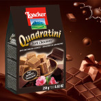 Bánh xốp sôcôla đắng Loacker Quadratini Dark Chocolate 250g Bánh xốp sôcôla đắng Loacker Quadratini Dark Chocolate 250g