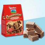 Bánh xốp Loacker Quadratini Napolitaner kem hạt dẻ 250g Bánh xốp Loacker Quadratini Napolitaner kem hạt dẻ 250g
