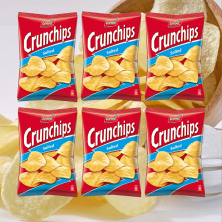 Khoai tây chiên vị muối Lorenz Crunchips Salted 100g F121899