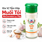 Gia vị tẩm ướp muối tỏi McCormick Garlic Salt 70g F122307 Gia vị tẩm ướp muối tỏi McCormick Garlic Salt 70g F122307