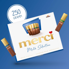 Sô cô la sữa hỗn hợp Storck Merci Milk Selection 250g F123035