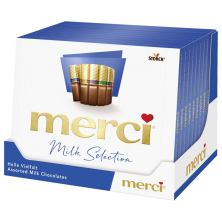 Sô cô la sữa hỗn hợp Storck Merci Milk Selection 250g F123035