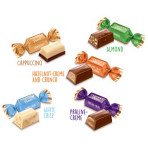 Hộp Sô-cô-la hỗn hợp Merci Petits Milk and Cream Collection
