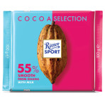 Sôcôla sữa 55% cacao Ritter Sport 100g F122936 Sôcôla sữa 55% cacao Ritter Sport 100g F122936