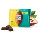 Sôcôla đen 61% cacao Ritter Sport 100g F122937 Sôcôla đen 61% cacao Ritter Sport 100g F122937