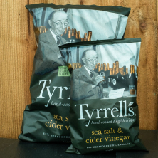 Khoai tây chiên chua mặn Tyrrells 150g F119177