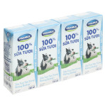 Sữa tươi tiệt trùng không đường Vinamilk 180ml Sữa tươi tiệt trùng không đường Vinamilk 180ml