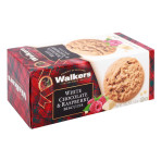 Bánh quy sôcôla trắng và phúc bồn tử Walkers White Chocolate & Raspberry 150g Bánh quy sôcôla trắng và phúc bồn tử Walkers White Chocolate & Raspberry 150g