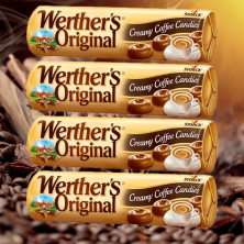 Kẹo thỏi Storck Werther’s Original Creamy Coffee Candies 50g F123039